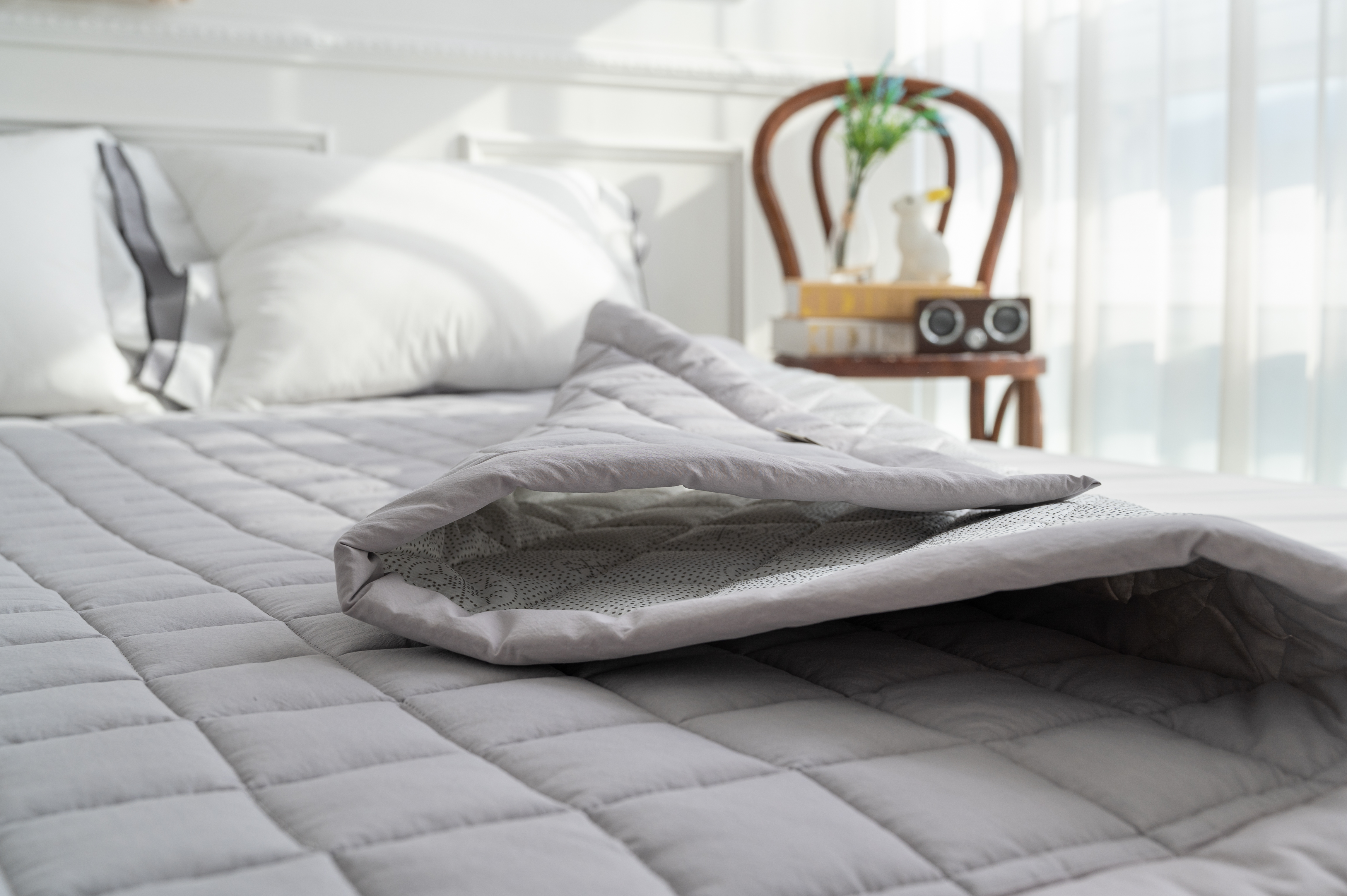 고밀도 면 투투 화이트